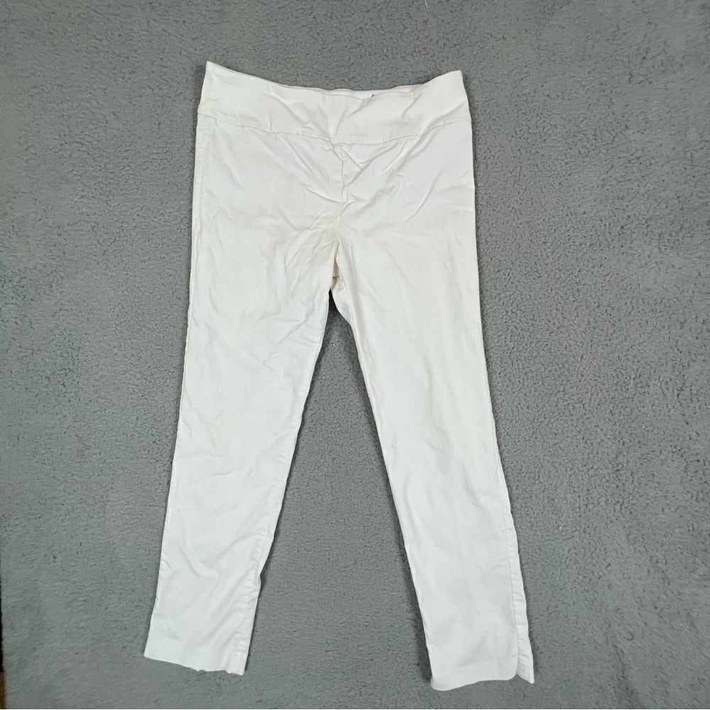 ELLIOTT LAUREN WOMENS PANTS WHITE SIZE 8